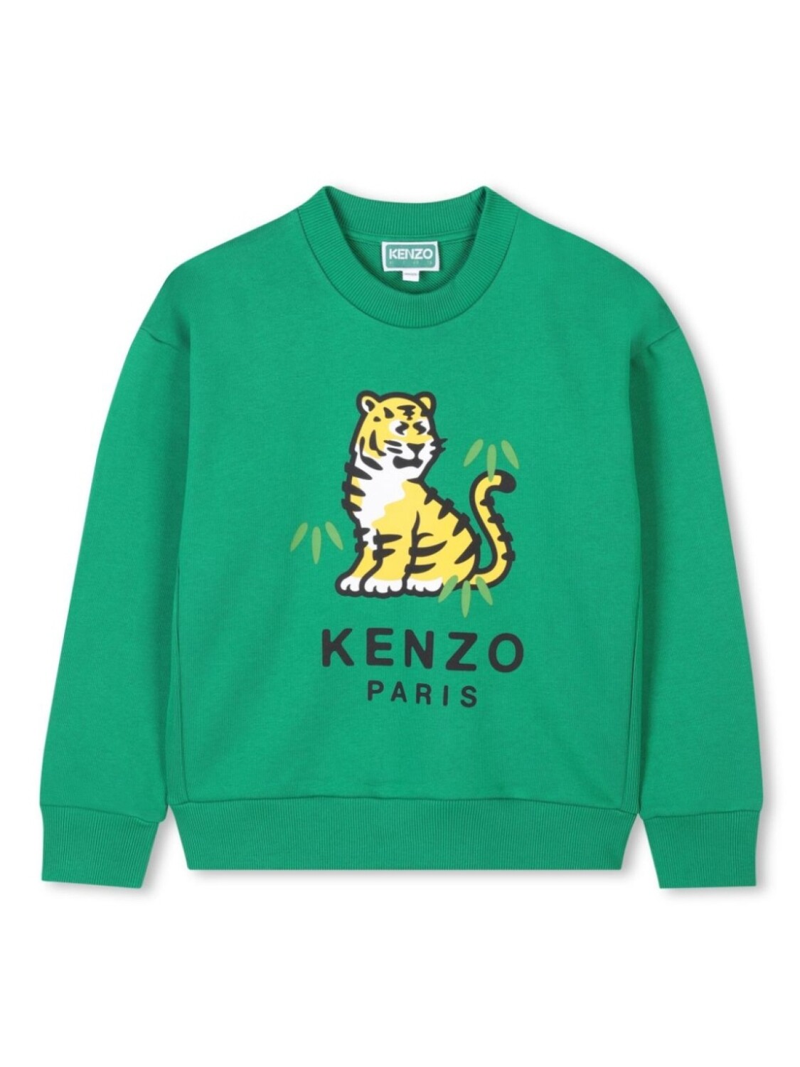 

Kenzo Kids толстовка с принтом, зеленый