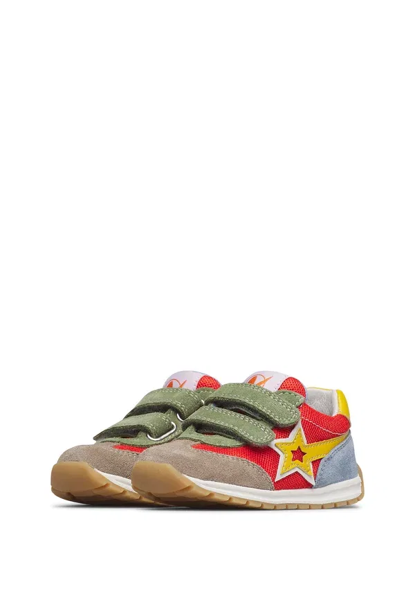 Пинетки Crumi vl baby shoes Naturino, серо-оранжевый — фото 2