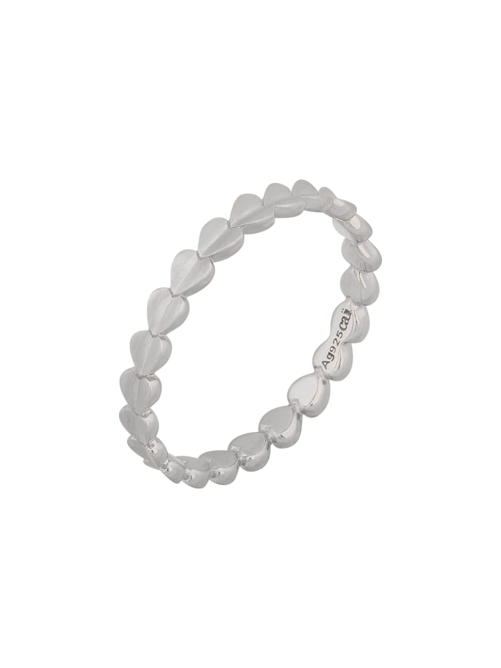 

Caï Кольцо 925/- Sterling Silber in weiß