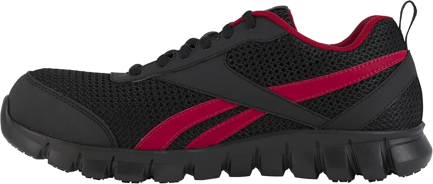 Мужские рабочие ботинки Reebok Sublite Cushion с защитными носками для работы на производстве и в строительстве, черный — фото 3