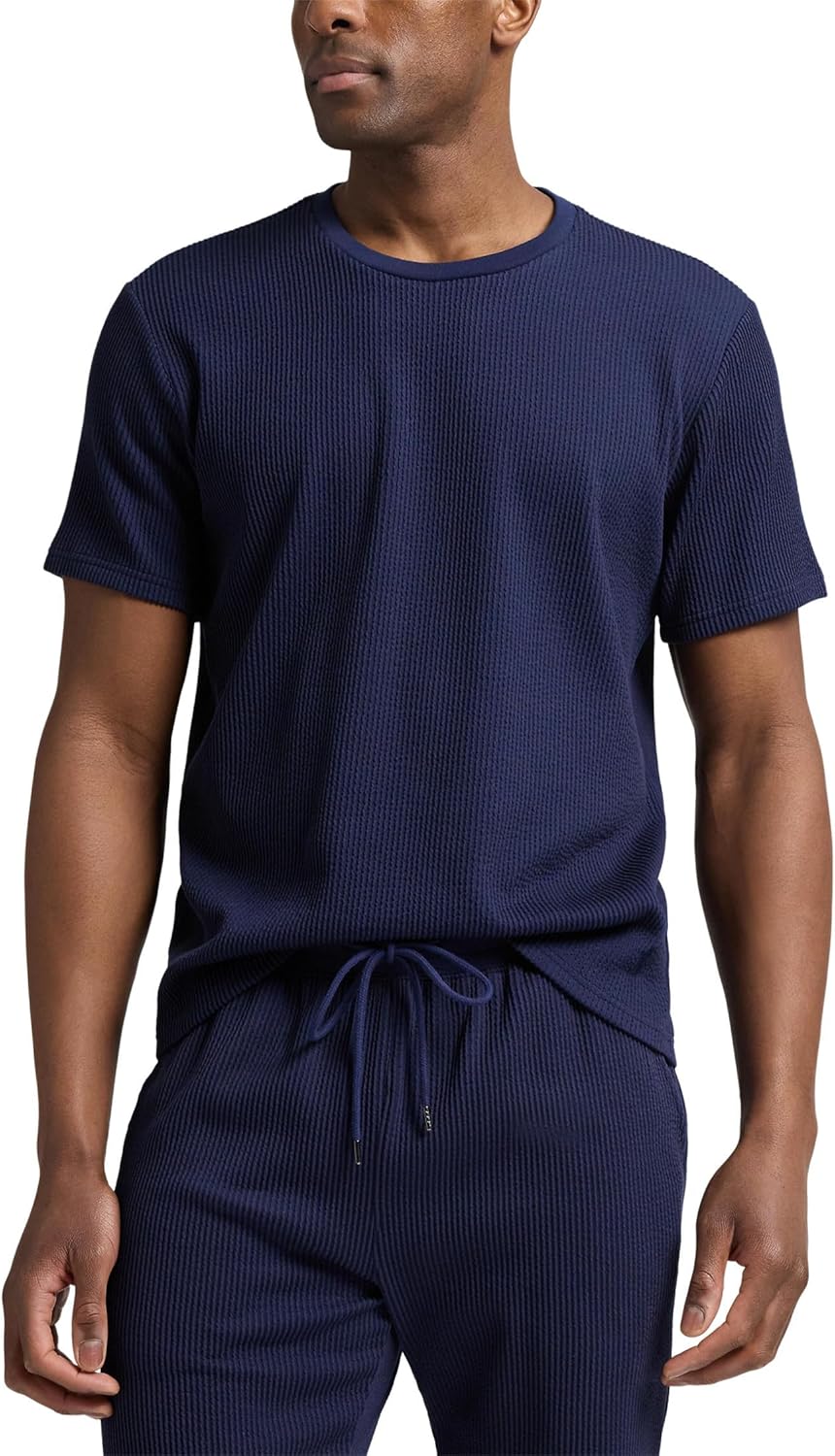 

POLO RALPH LAUREN Мужская пижамная рубашка из ситца, Cruise Navy