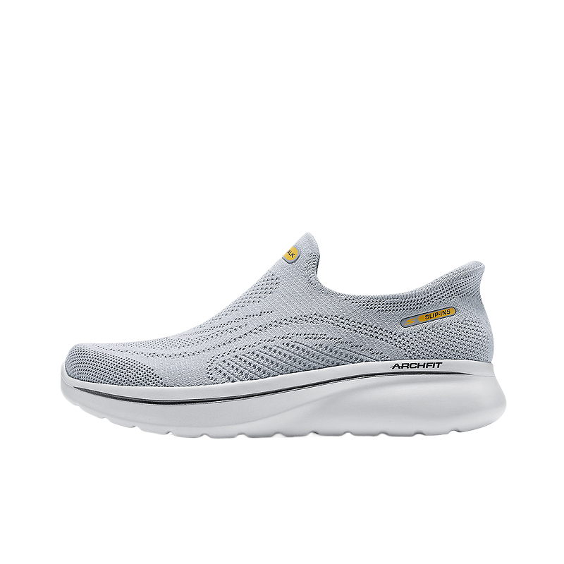 

Мужские повседневные низкие туфли GO WALK, серые Skechers, Gray