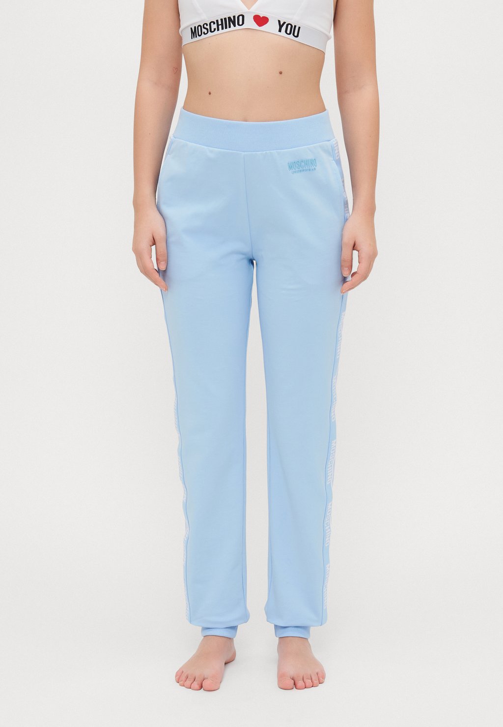 

Пижамные штаны PANTALONE LUNGO Moschino Underwear, светло-голубой
