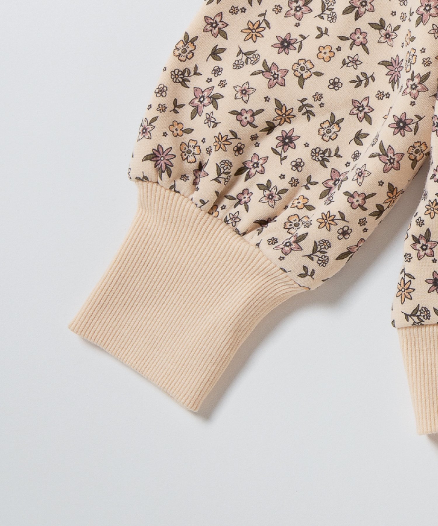 Топ с флисовой подкладкой и принтом по всей поверхности Ever Closet, beige — фото 2