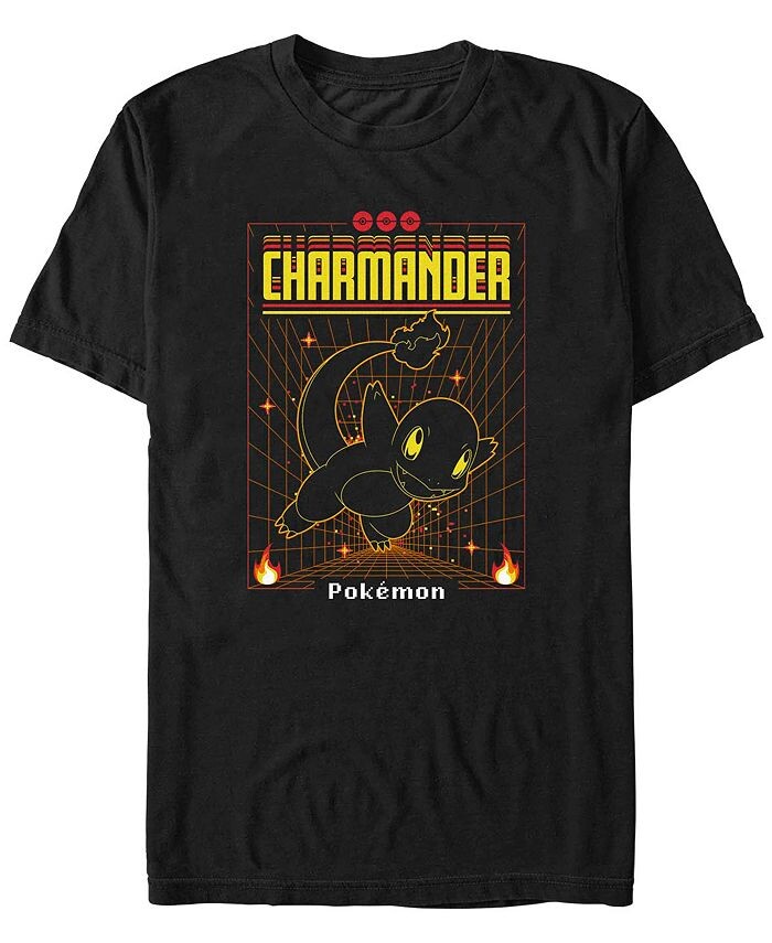 

Мужская футболка Charmander Grid с коротким рукавом Fifth Sun, черный
