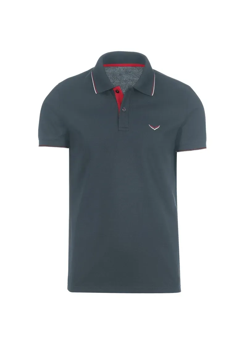 

Рубашка-поло Trigema "TRIGEMA Slim Fit Polo Shirt", антрацит