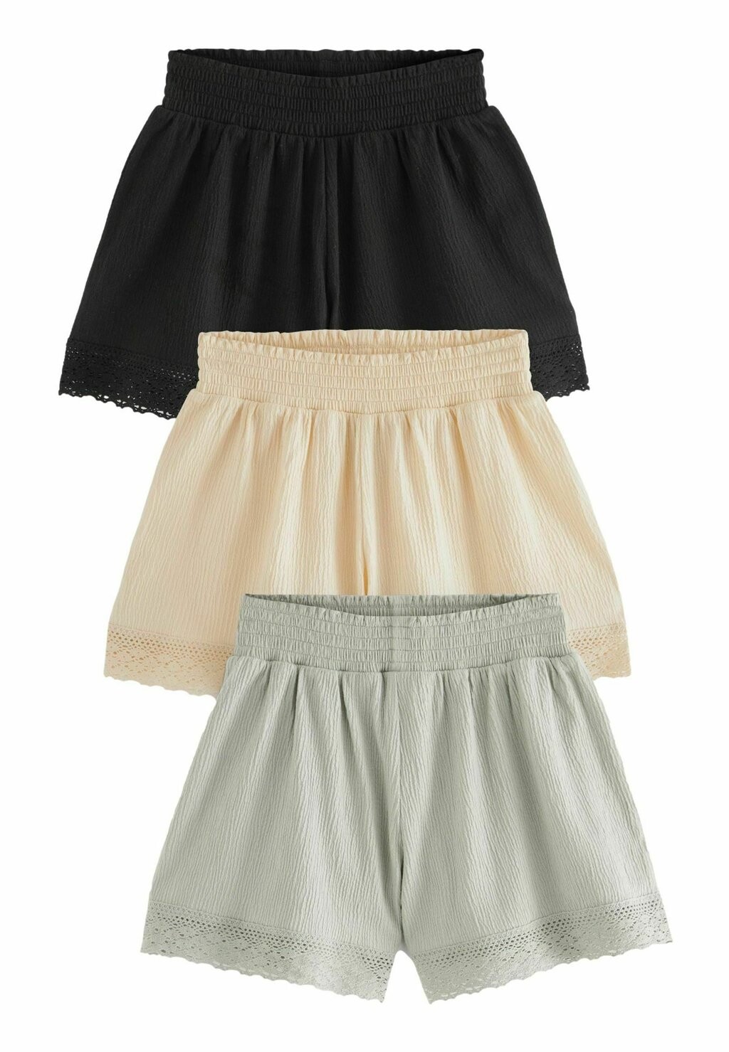 

Шорты NEUTRALS BRODERIE 3 PACK REGULAR FIT Next, цвет multi