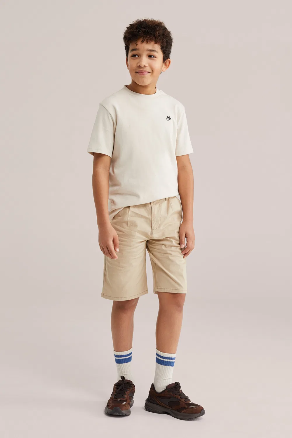 Обычные брюки We Fashion, Light Beige — фото 4