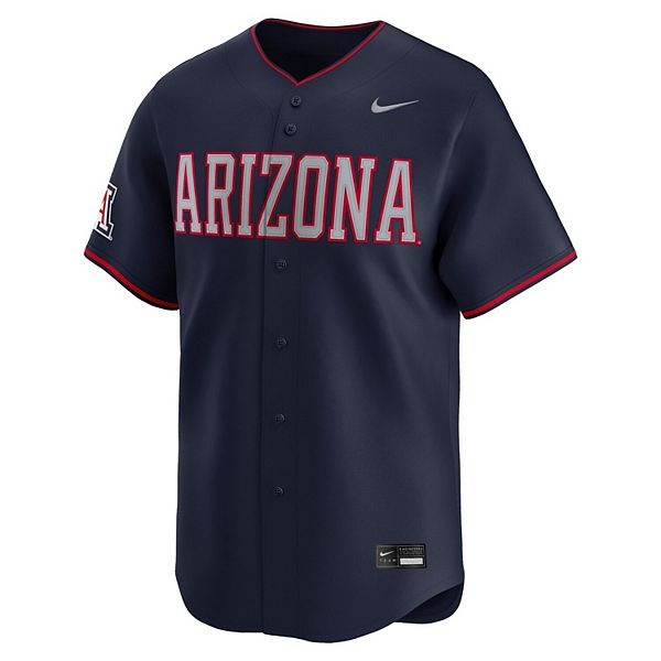 Мужская бейсбольная футболка Arizona Wildcats в темно-синем цвете Nike — фото 3
