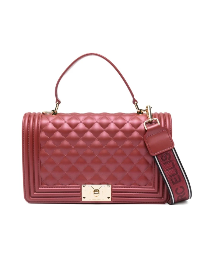 

Красная стеганая сумка через плечо Marc Ellis, красный