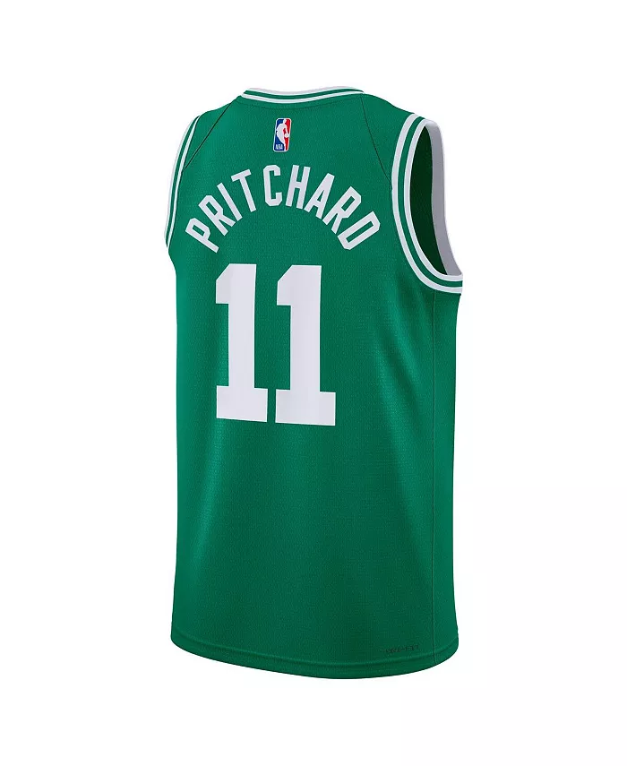 Мужская и женская баскетбольная майка Payton Pritchard Kelly Green Boston Celtics Swingman Nike — фото 2