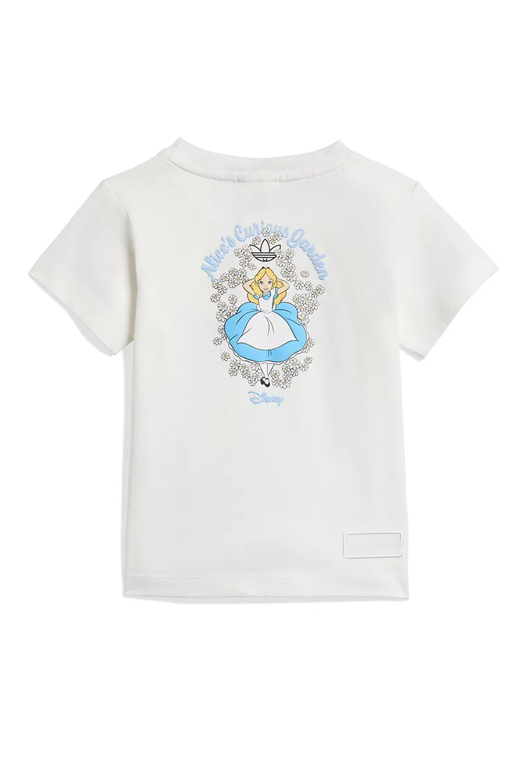 Детский комплект футболка и шорты, Disney x ADIDAS, белый/черный/мультиколор — фото 3