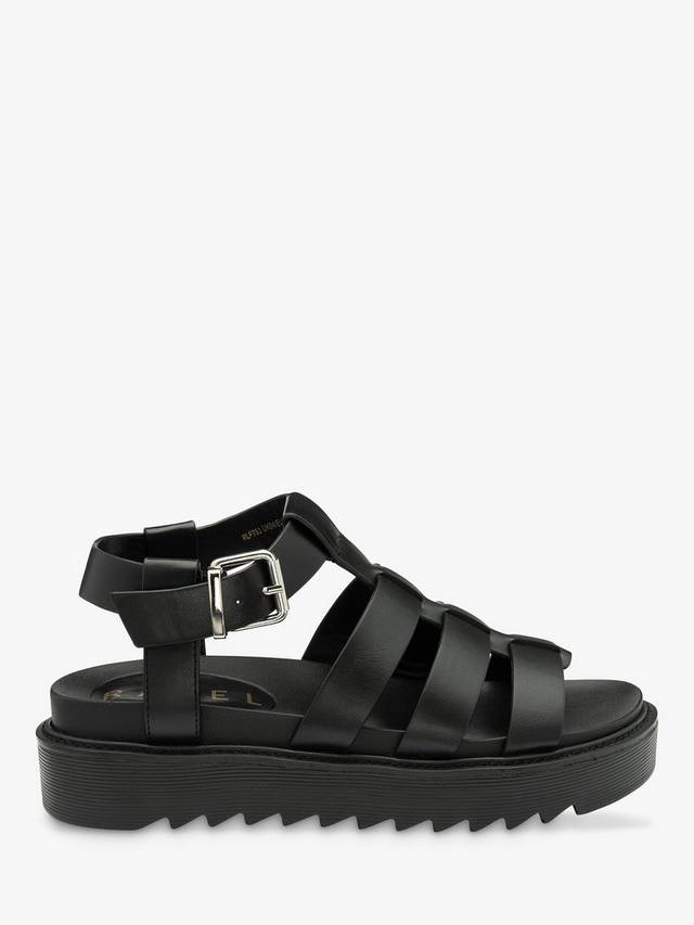 Сандалии oakley flatform на плоской подошве Ravel, черный