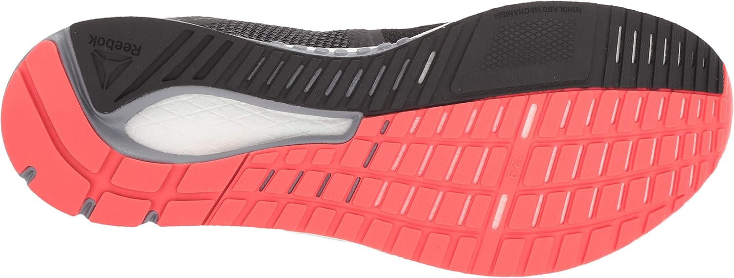 Мужские кроссовки Reebok Harmony Road 3 (лайм/черный/белый) CN6870, черный/серый/красный/белый — фото 4