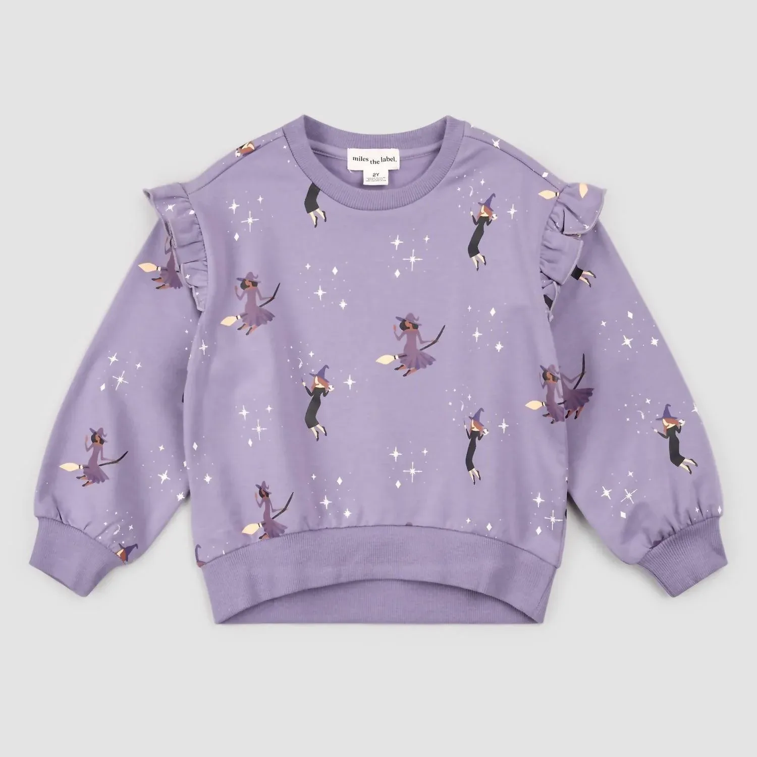 Светящийся в темноте принт Girl's Witches на фиолетовой толстовке «Сумерки» Miles The Label