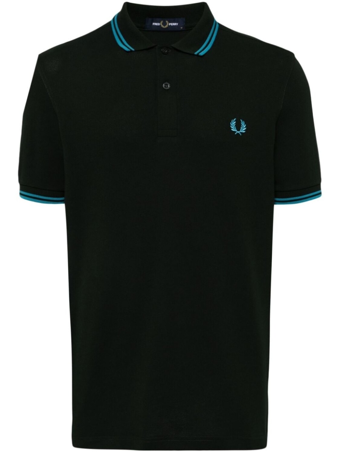 

Fred Perry футболка с вышитым логотипом, зеленый