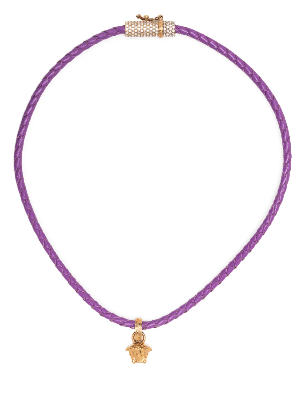 

Колье с подвеской Medusa VERSACE, фиолетовый