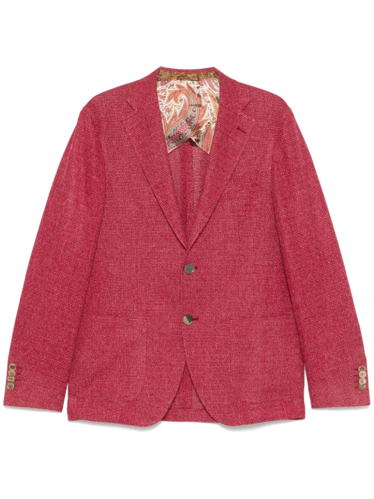 

ETRO фактурный пиджак, красный