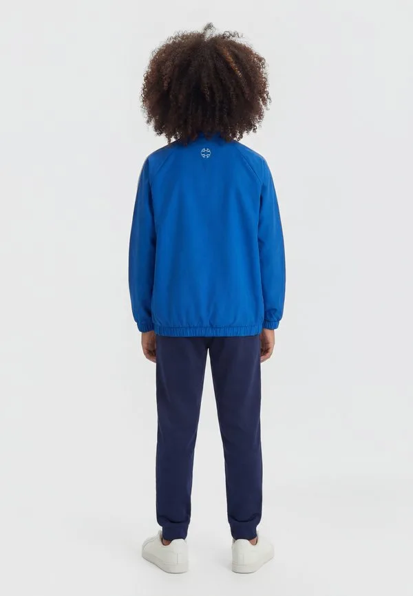 Свободная тренировочная куртка для юниоров teamgeist Adidas Originals, Collegiate Royal/Lucid Lemon/Grey Two — фото 2