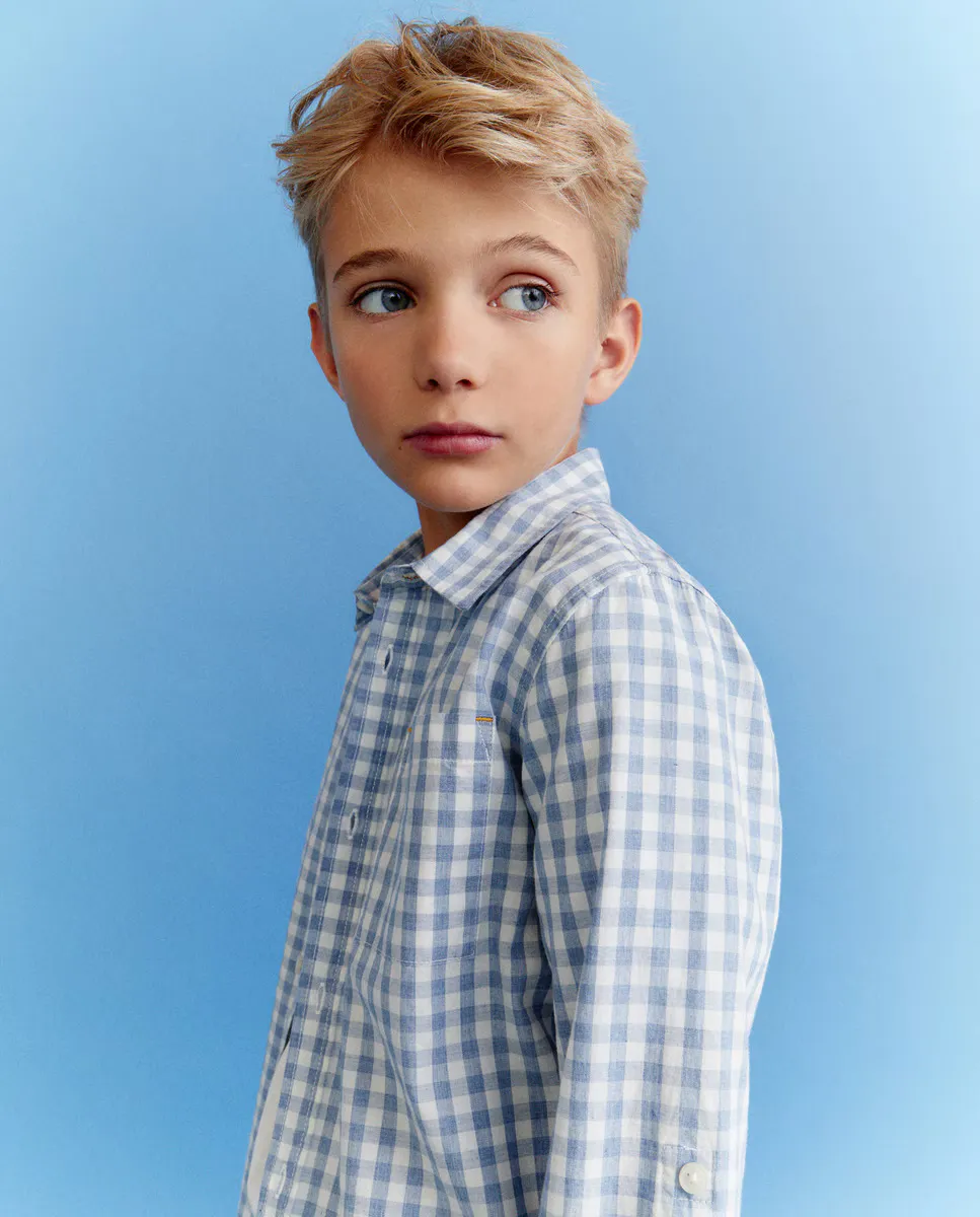 

Рубашка с длинными рукавами для мальчиков Kids El Corte Inglés, синий