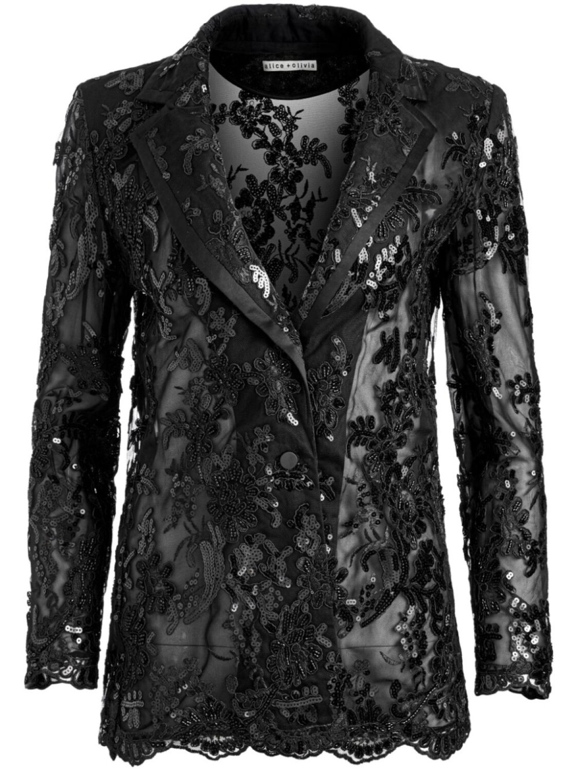 

Блейзер Джудит Alice + olivia, черный