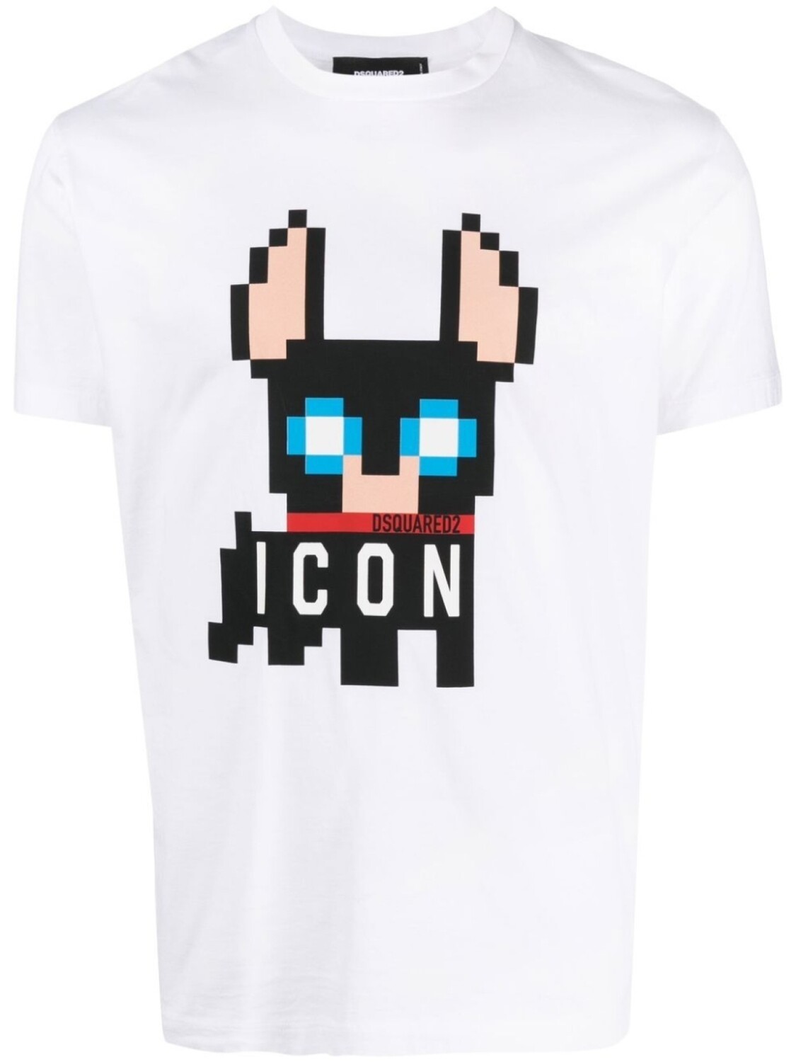 

Dsquared2 Icon pixel-print T-shirt, белый