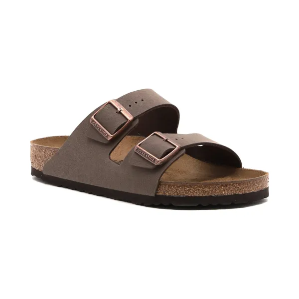 

Тапочки с добавлением кожи Birkenstock, коричневый