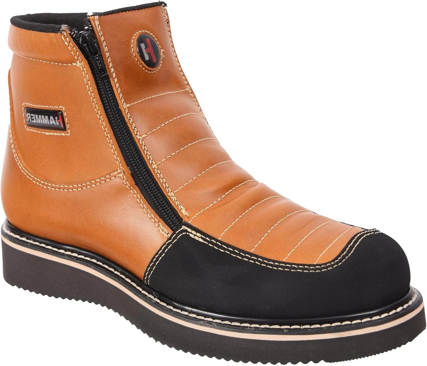 

Ботинки для работы мужские King Welt Ultra Flex 6 338 с молнией, двойной плотности, легкие, Habana