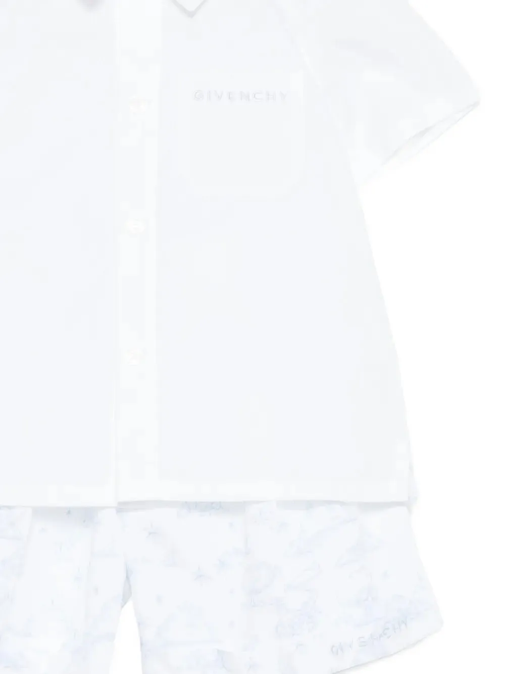 Комплект шорт с логотипом (набор из двух) Givenchy Kids, белый — фото 3