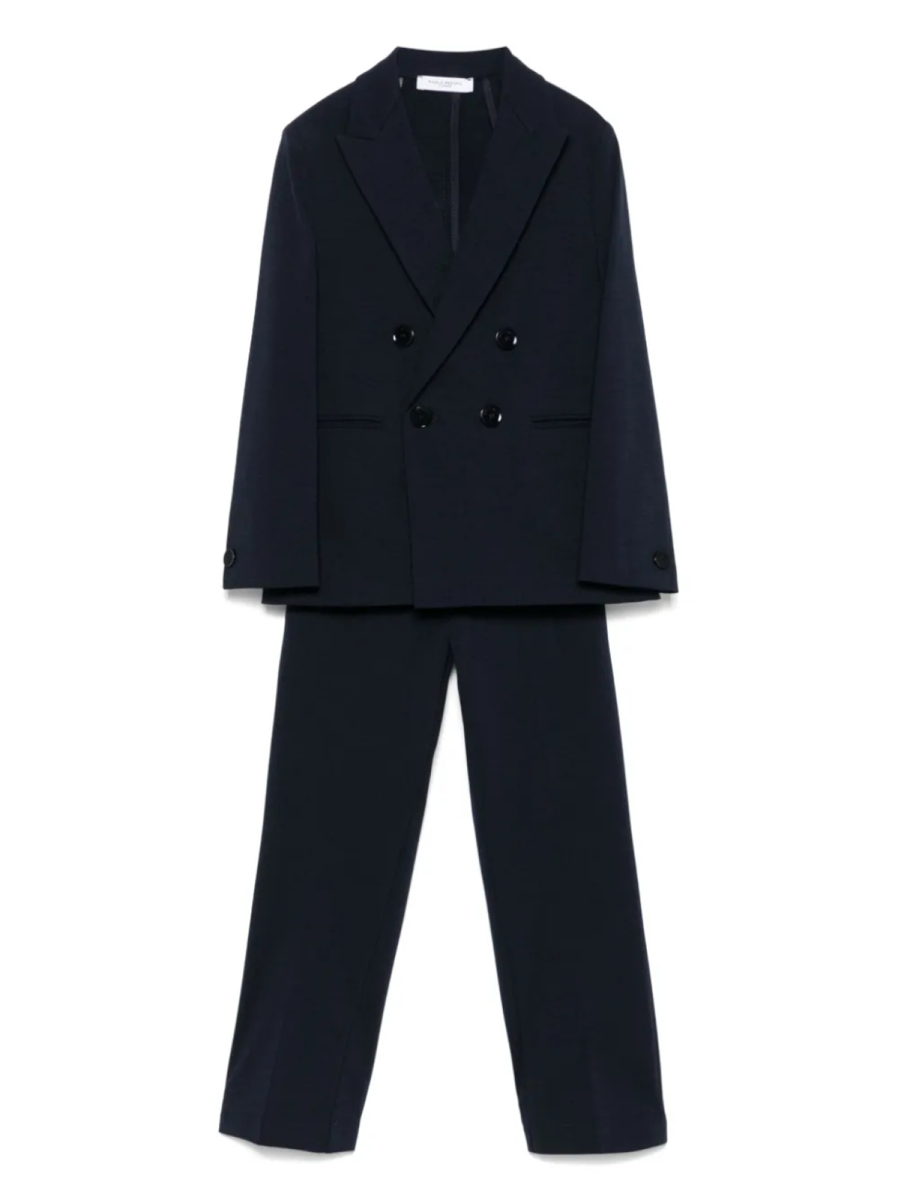 

Paolo Pecora Kids костюм с двубортным пиджаком, синий