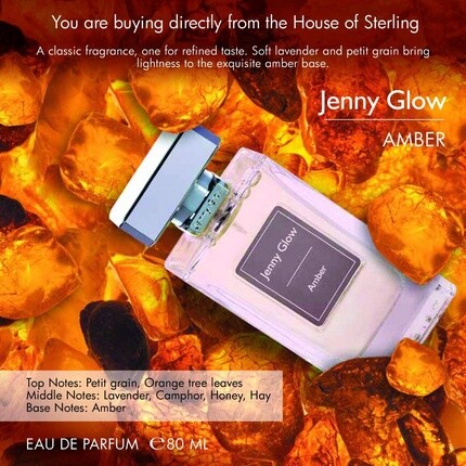 Женская парфюмерная вода Jenny Glow Amber Eau de Parfum 80ml — фото 3