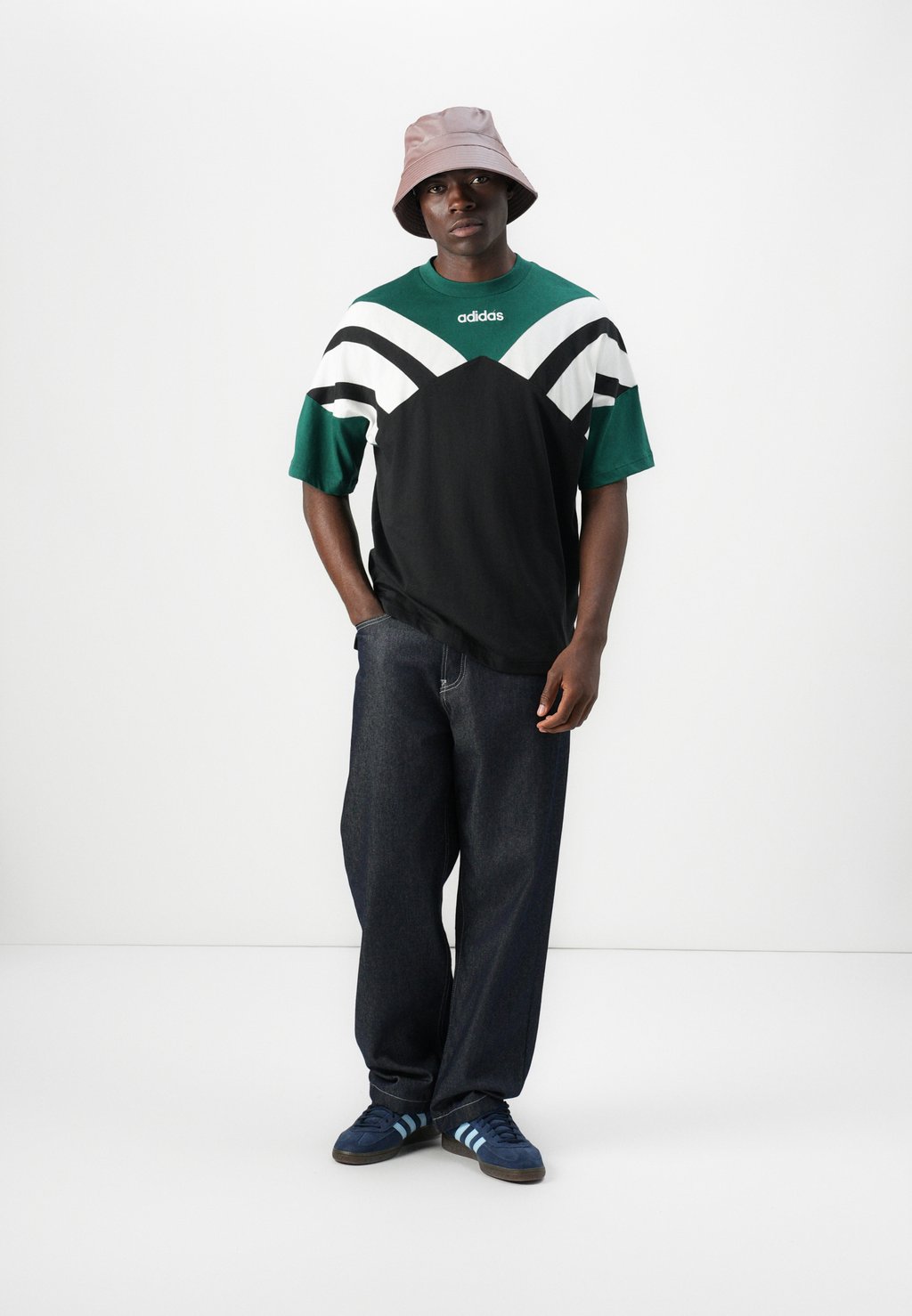 Футболка с принтом CUTLINE TEE UNISEX Adidas Originals, черный — фото 3