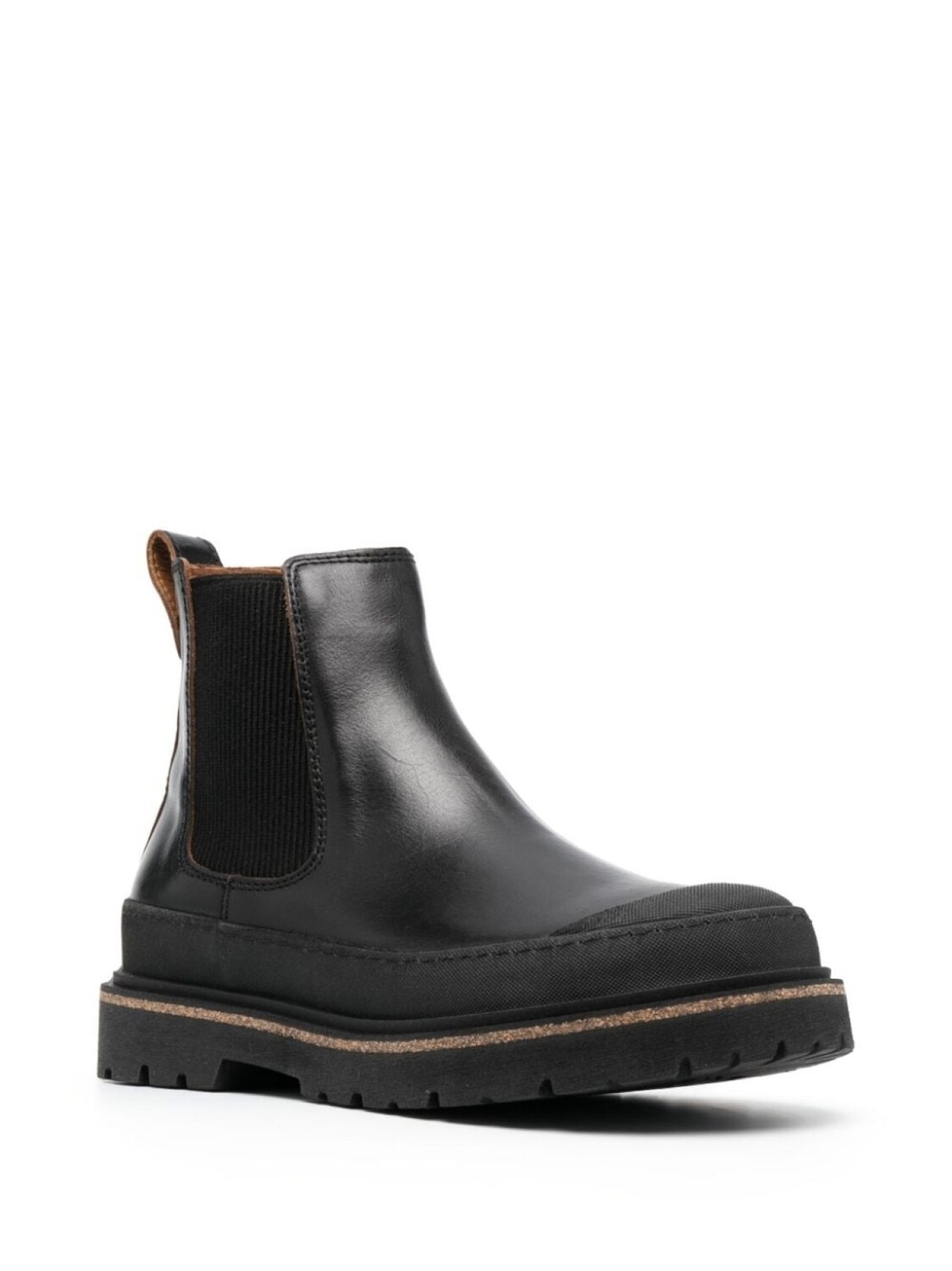 Женские ботинки Birkenstock челси кожаные, черный — фото 2