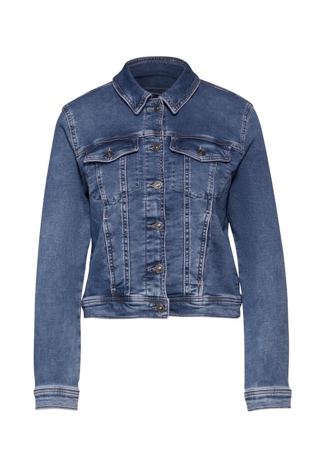 

Джинсовая куртка Street One, цвет soft medium washed