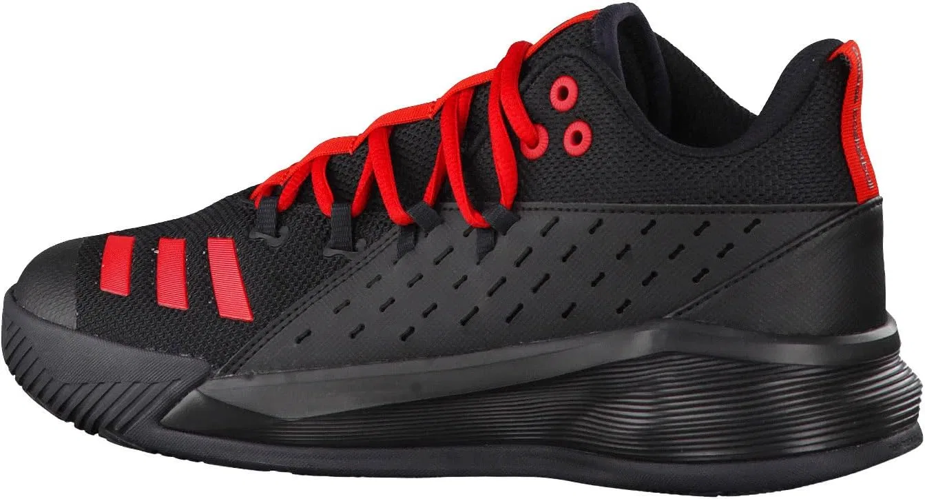 Мужские баскетбольные кроссовки Adidas Street Jam 3, Black, Black, Red, Black — фото 3