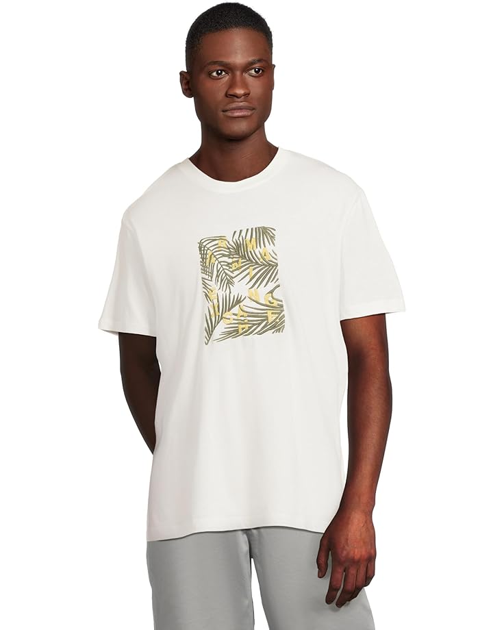 

Футболка Armani Exchange Mixed Armani Palm Tee, цвет Off White