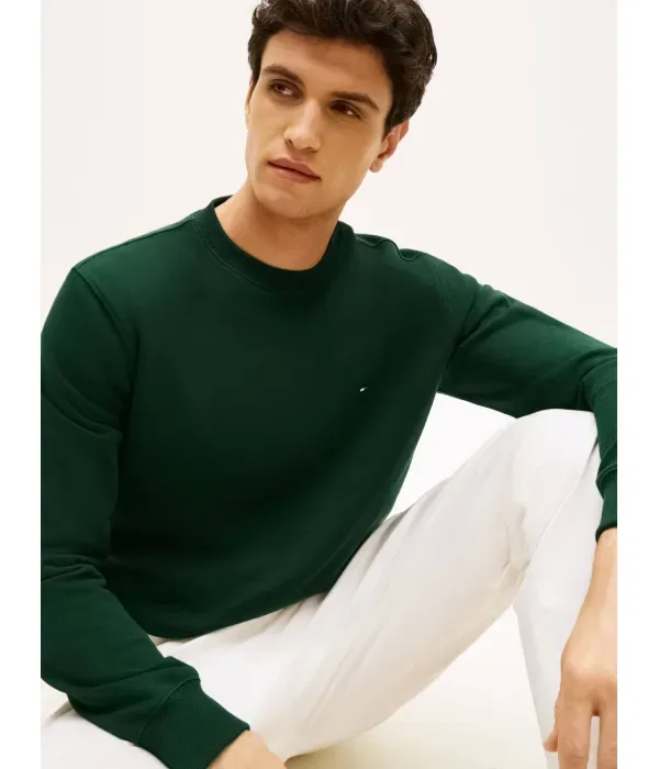 Толстовка TERRY regular fit Tommy Hilfiger, бутылочно-зеленый — фото 4