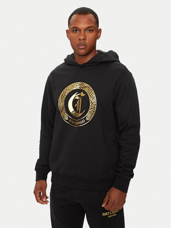 

Толстовка regular fit Just Cavalli, черный