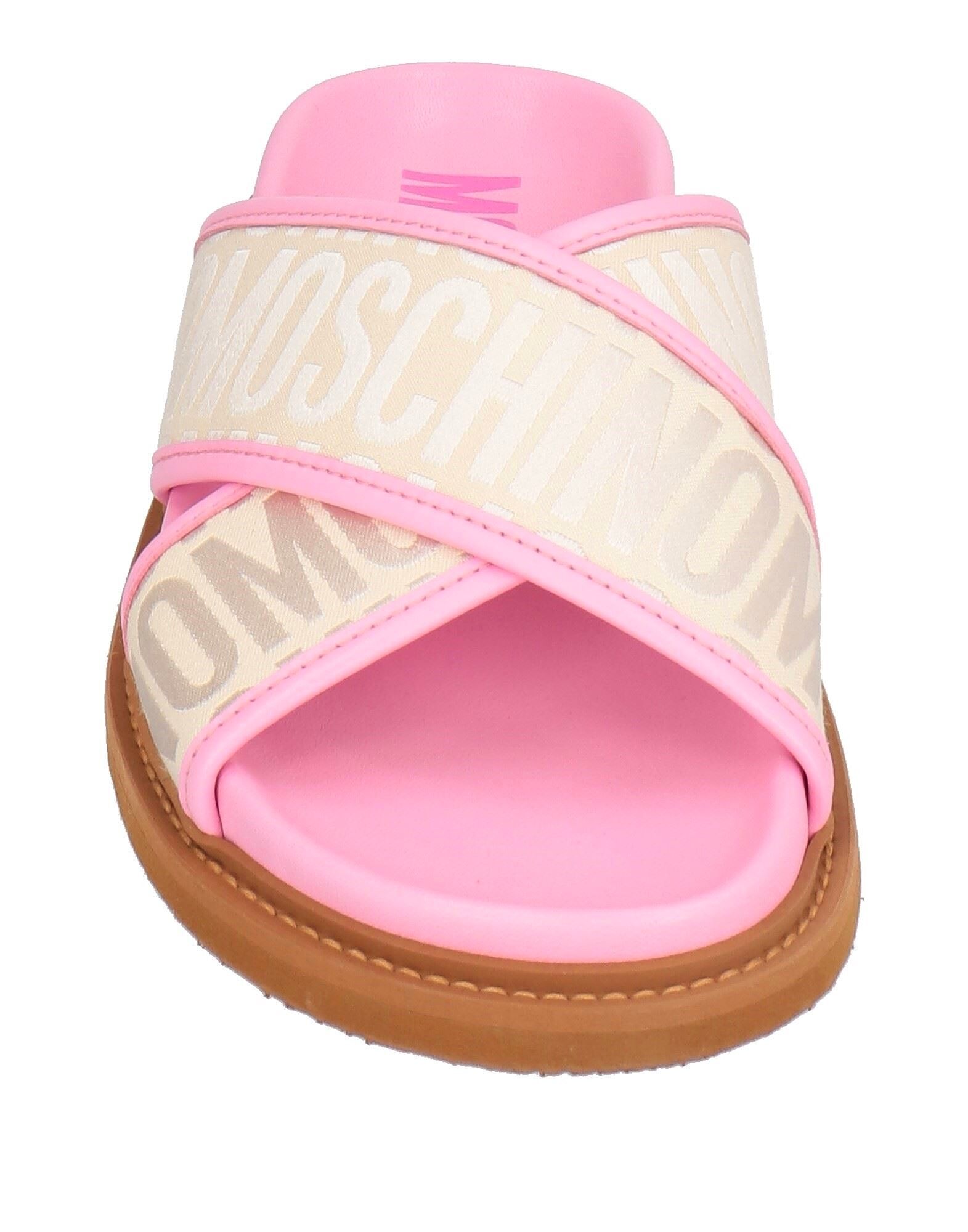 Сандалии Moschino, бежевый — фото 4