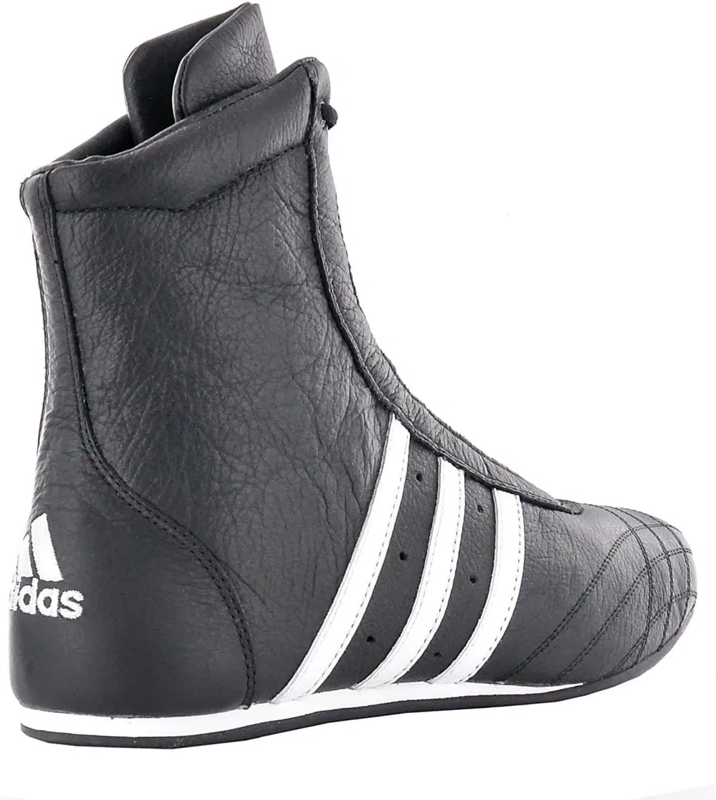 Кроссовки Adidas Prajna High 382158 унисекс из кожи - черные - размер 38 — фото 3