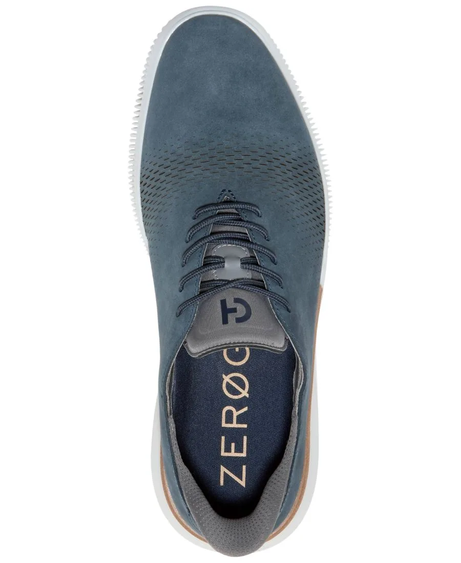 Мужские туфли-оксфорды Zerøgrand Laser Quick-On на шнуровке, размер 6 Cole Haan, темно-синий blazer nubuck — фото 3
