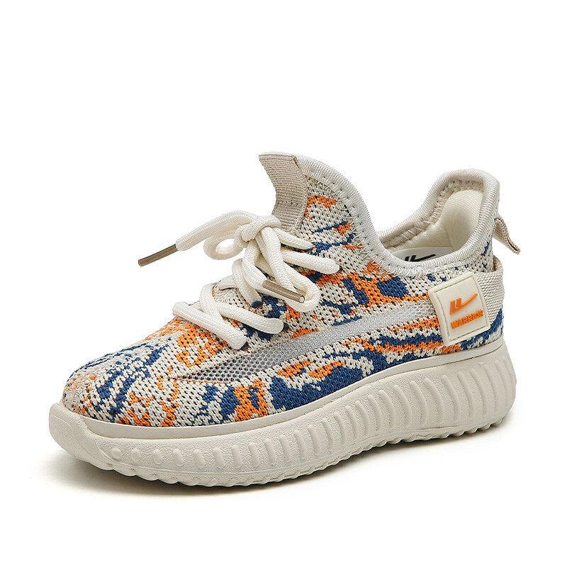 Кроссовки WARRIOR Kids Lifestyle Shoes Kids Low-top Orange, бежевый — фото 2
