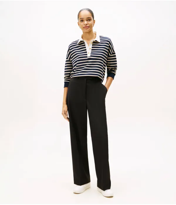 Брюки-Сигареты Loose fit Tommy Hilfiger, черный — фото 2