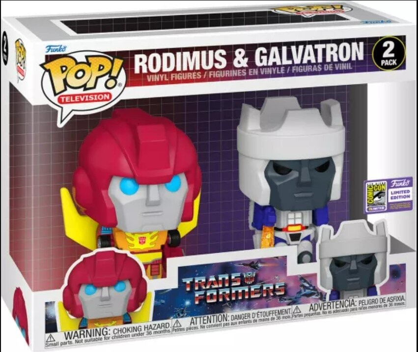 

Funko POP!, Трансформеры, коллекционная фигурка, Винил: Rodimus/Galvatron 2PK