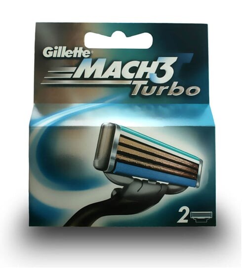

Кассеты для бритв, 2 шт. Gillette, Mach 3 Turbo