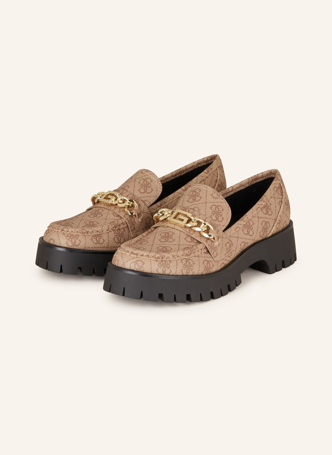 

Мокасины почти Guess, коричневый