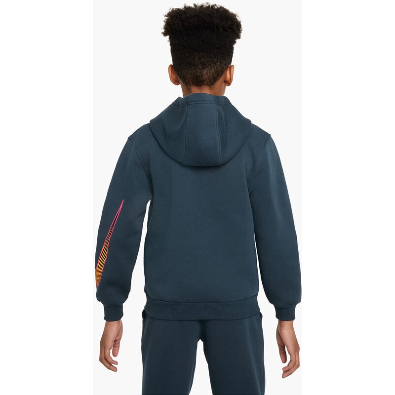 Толстовка с капюшоном Kylian Mbappé Club Fleece Nike, синий — фото 2