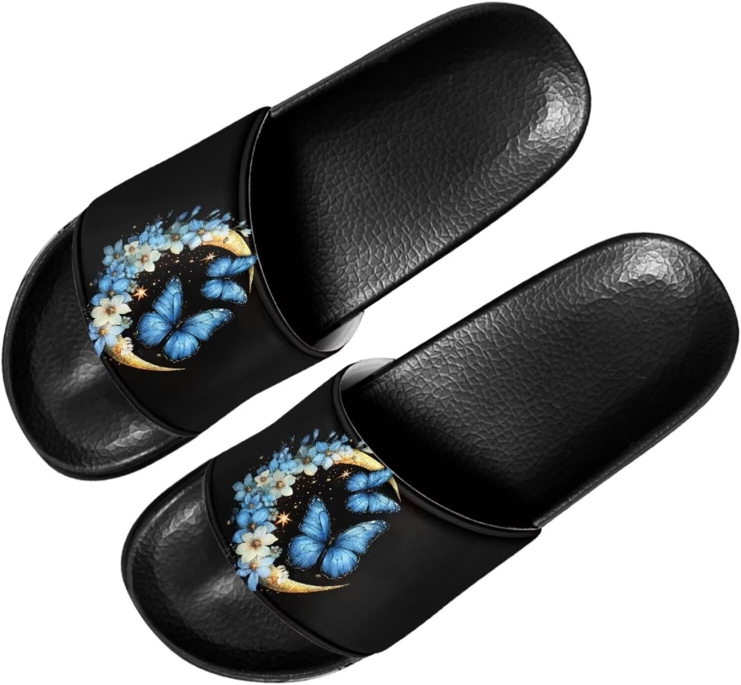 

Мужские и женские слайд-сандалии Forchrinse с ямайским флагом, для дома и улицы, легкие мягкие шлепанцы для душа, синий