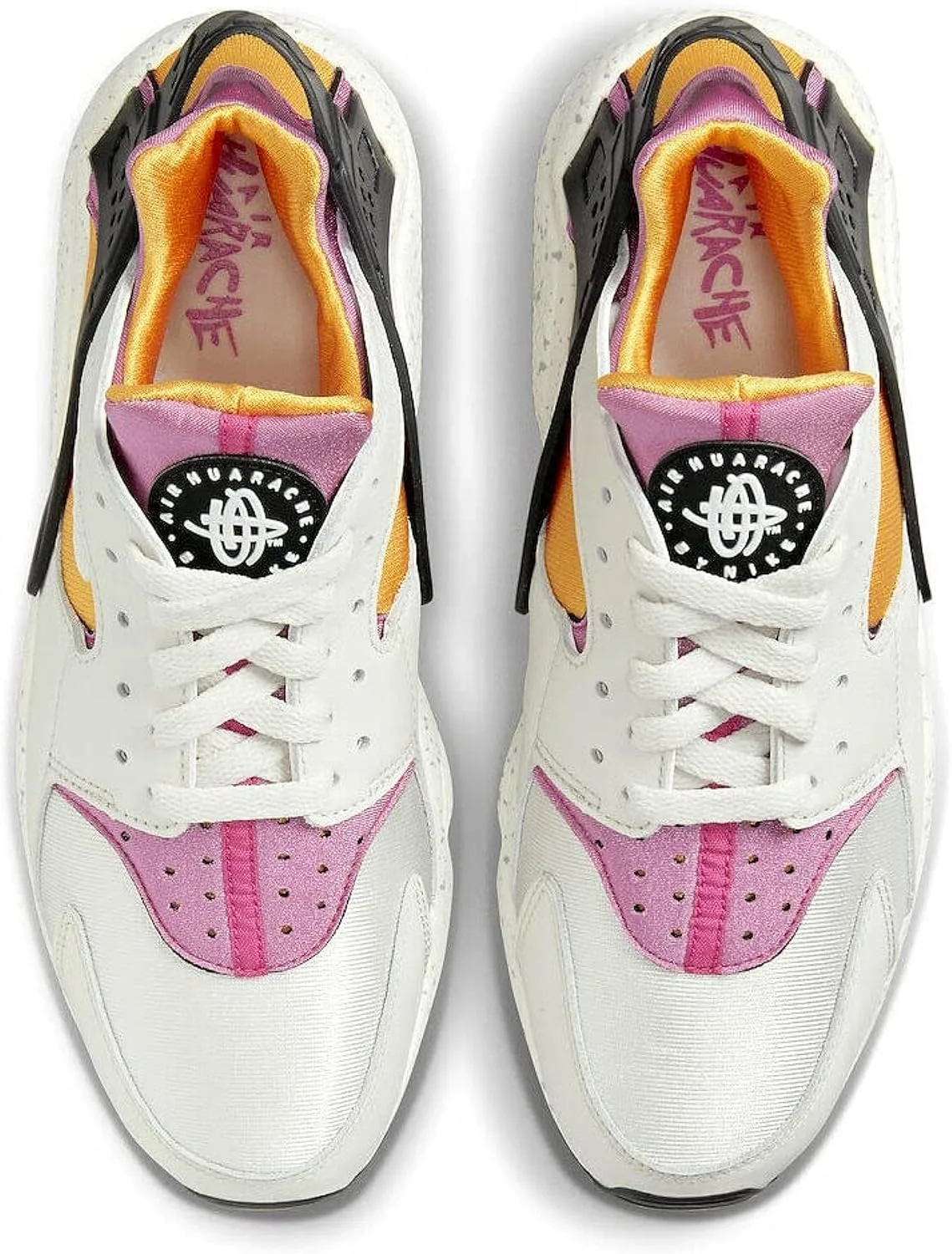Мужские кроссовки Nike Sportswear Air Huarache, розовый/золотом — фото 4