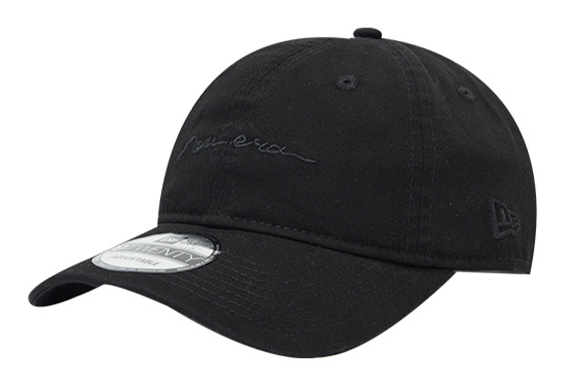 

New Era Хлопковая бейсболка унисекс черная, Black